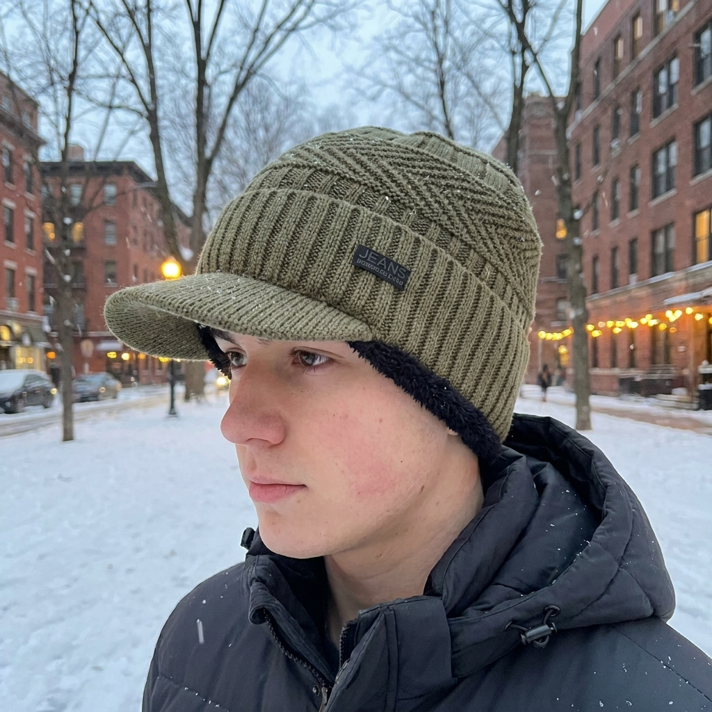 Fur Lined Y2K Beanie