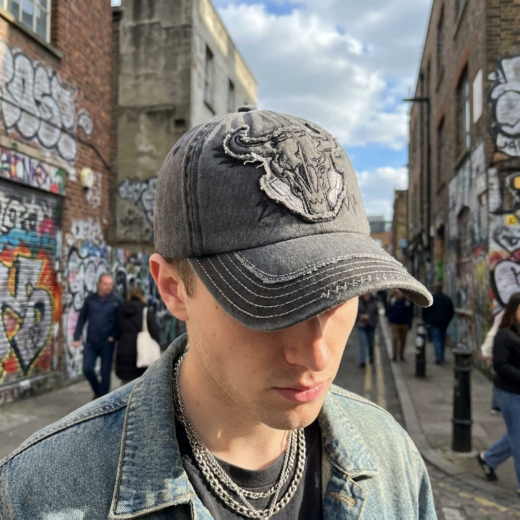 Denim Y2K Baseball Cap