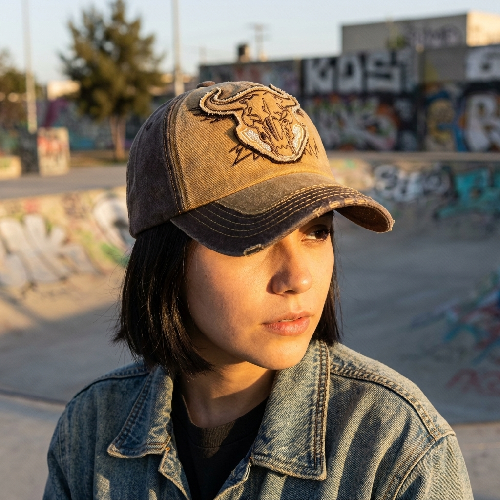 Denim Y2K Baseball Cap