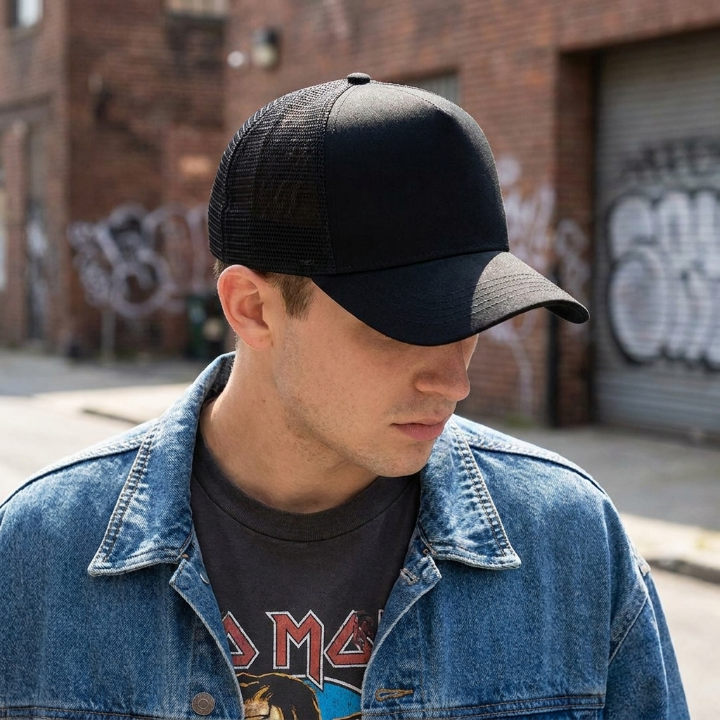 Solid Colour Y2K Cap