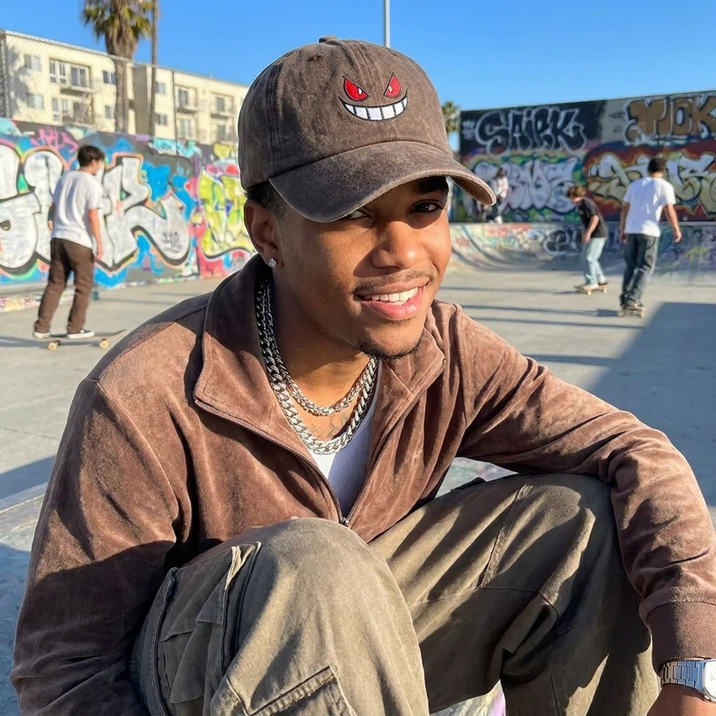 Anime Embroidered Baseball Cap