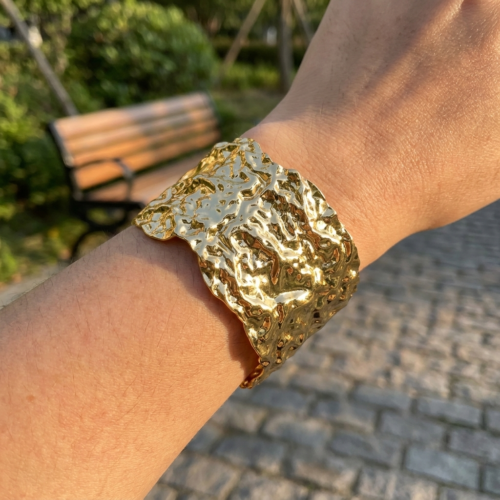 Y2K Wide Bangle Bracelet