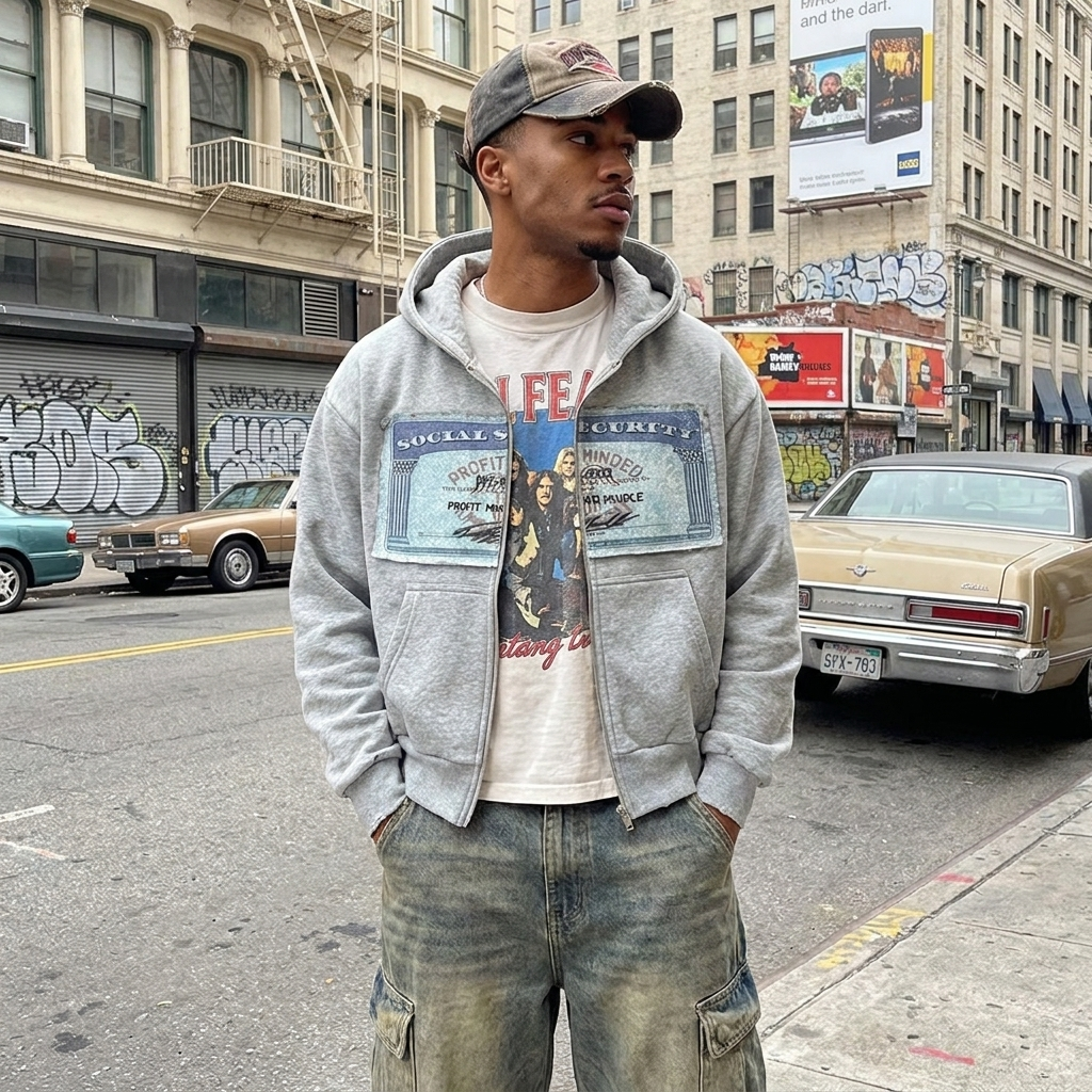 Y2K Street Style Hoodie