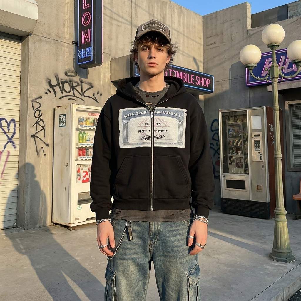 Y2K Street Style Hoodie