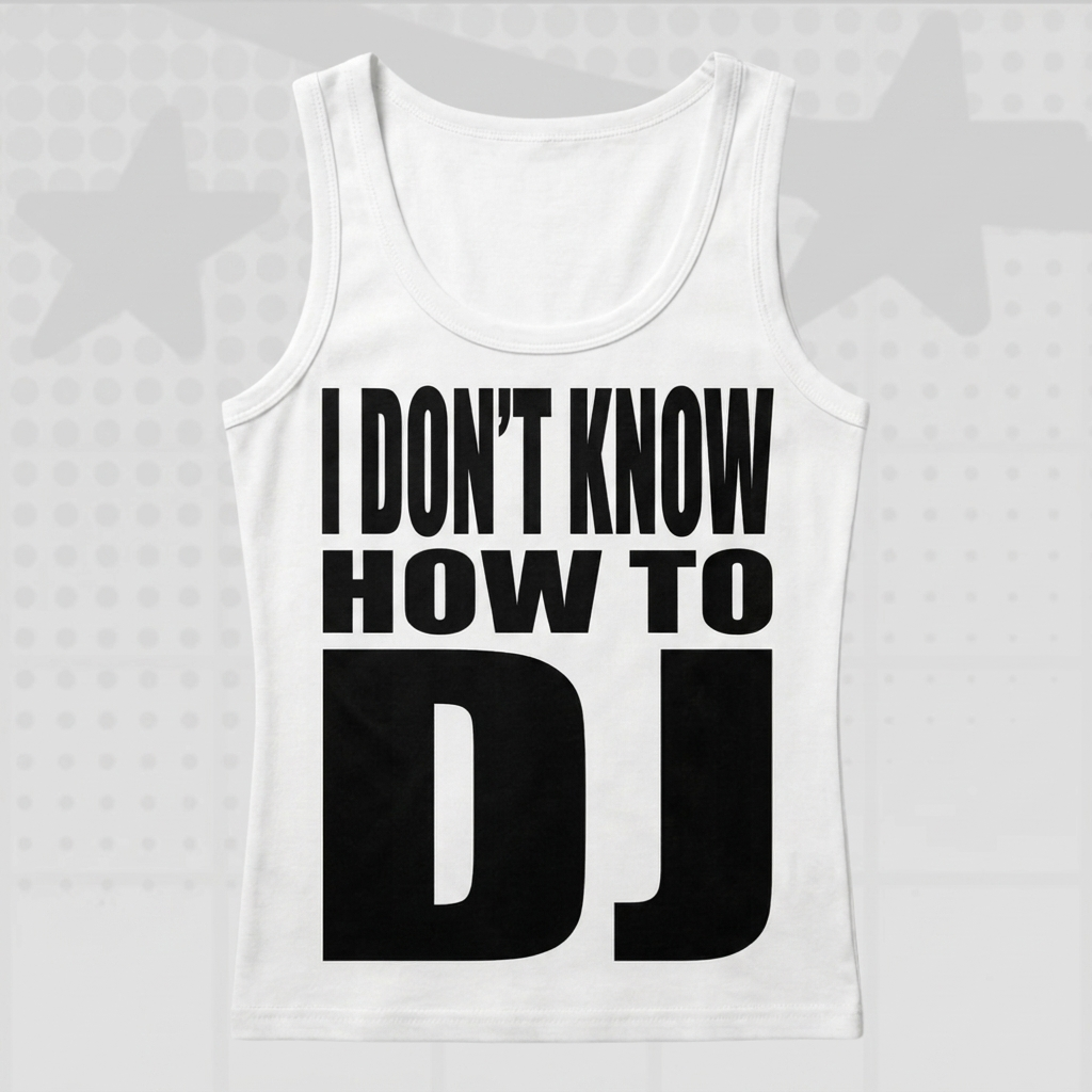 2000s Slogan Tank Top