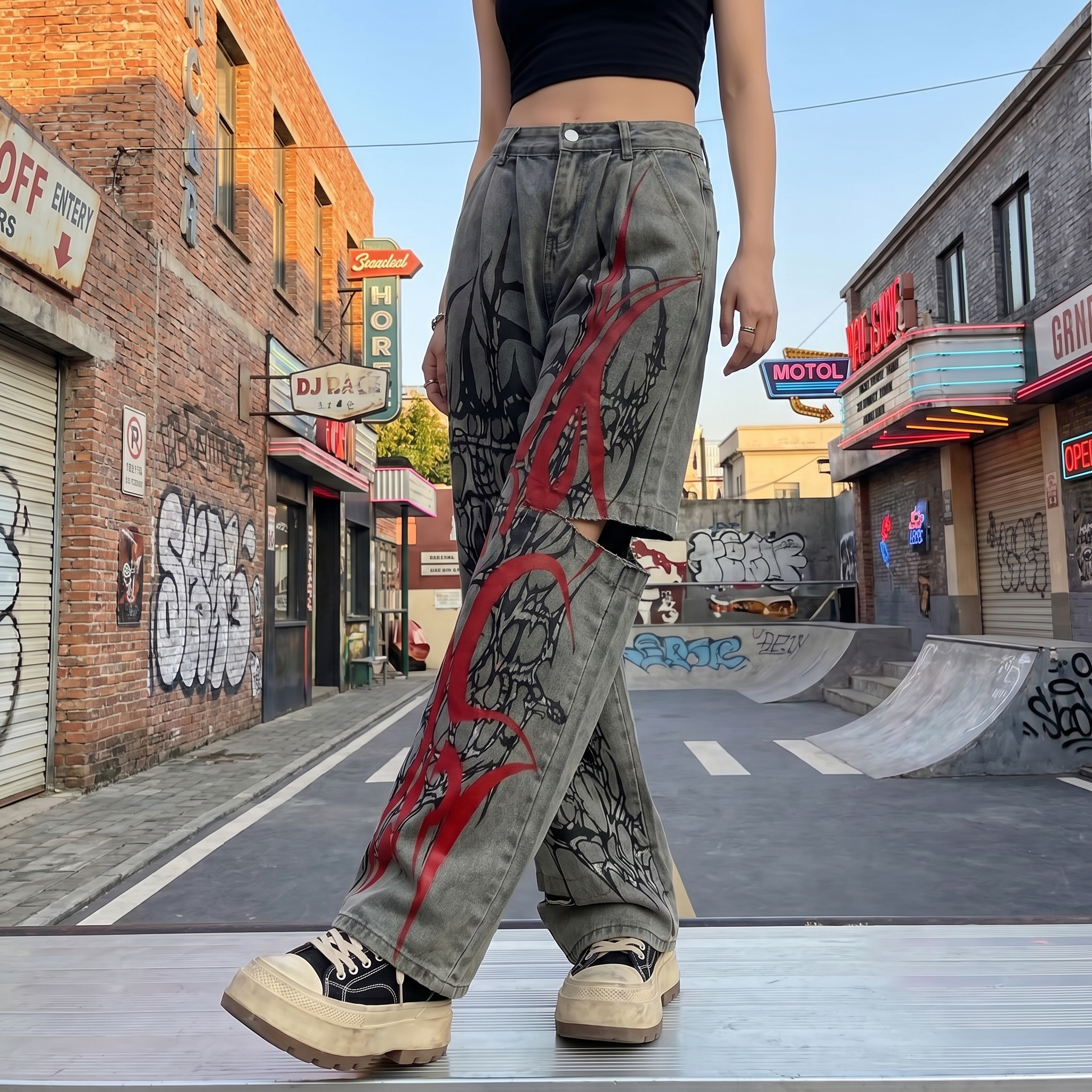 Gothic Y2K Baggy Jeans