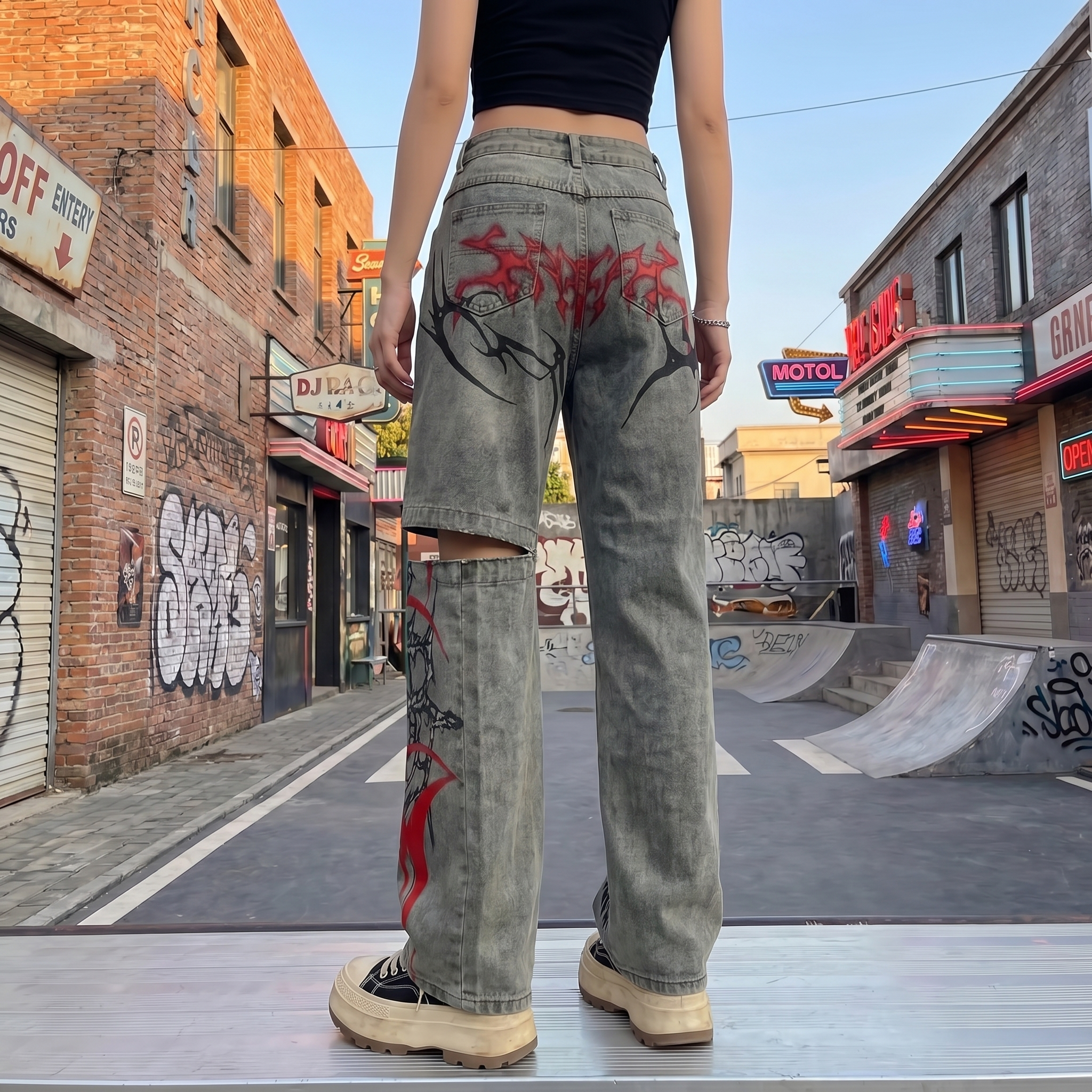 Gothic Y2K Baggy Jeans