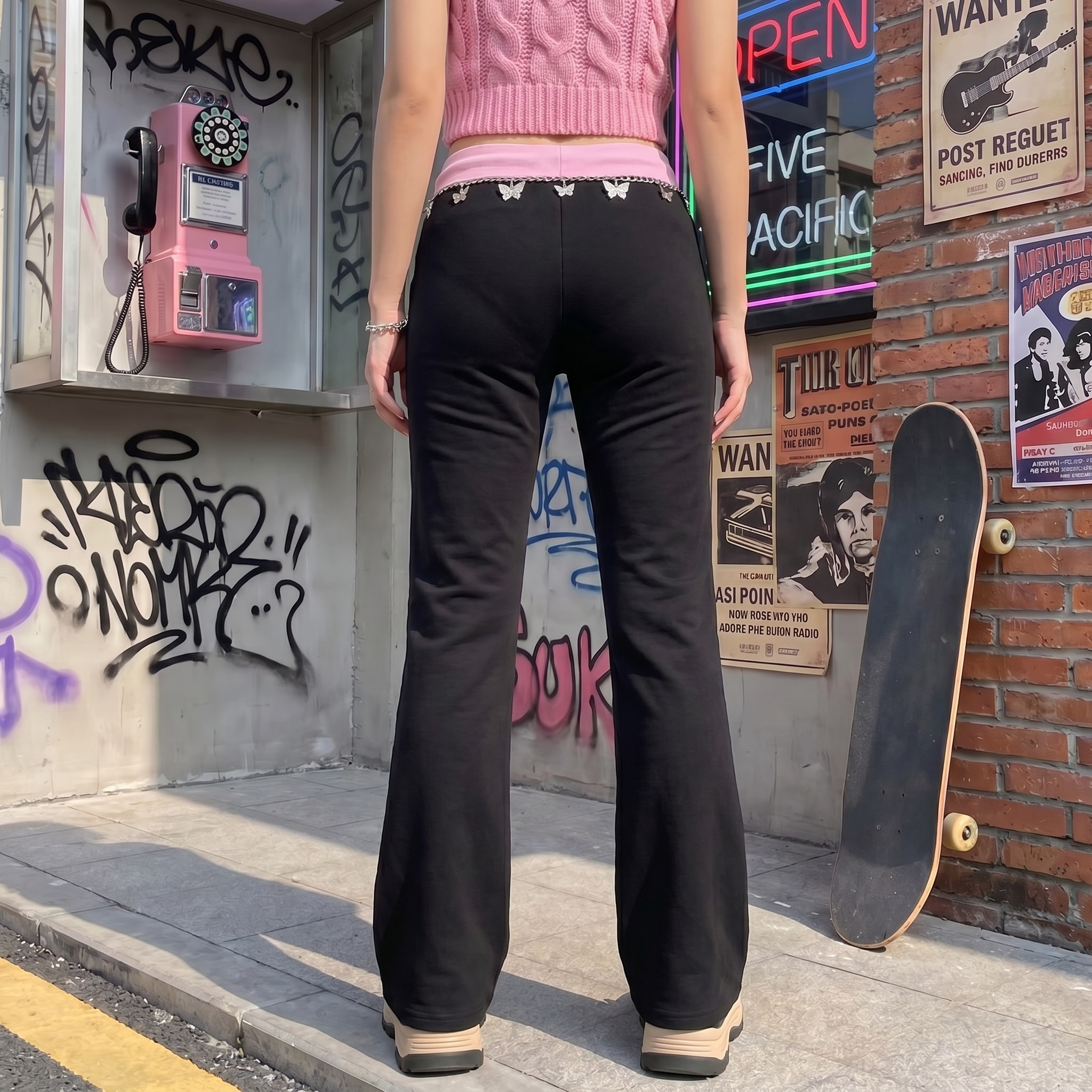 Y2K Casual Flare Pants