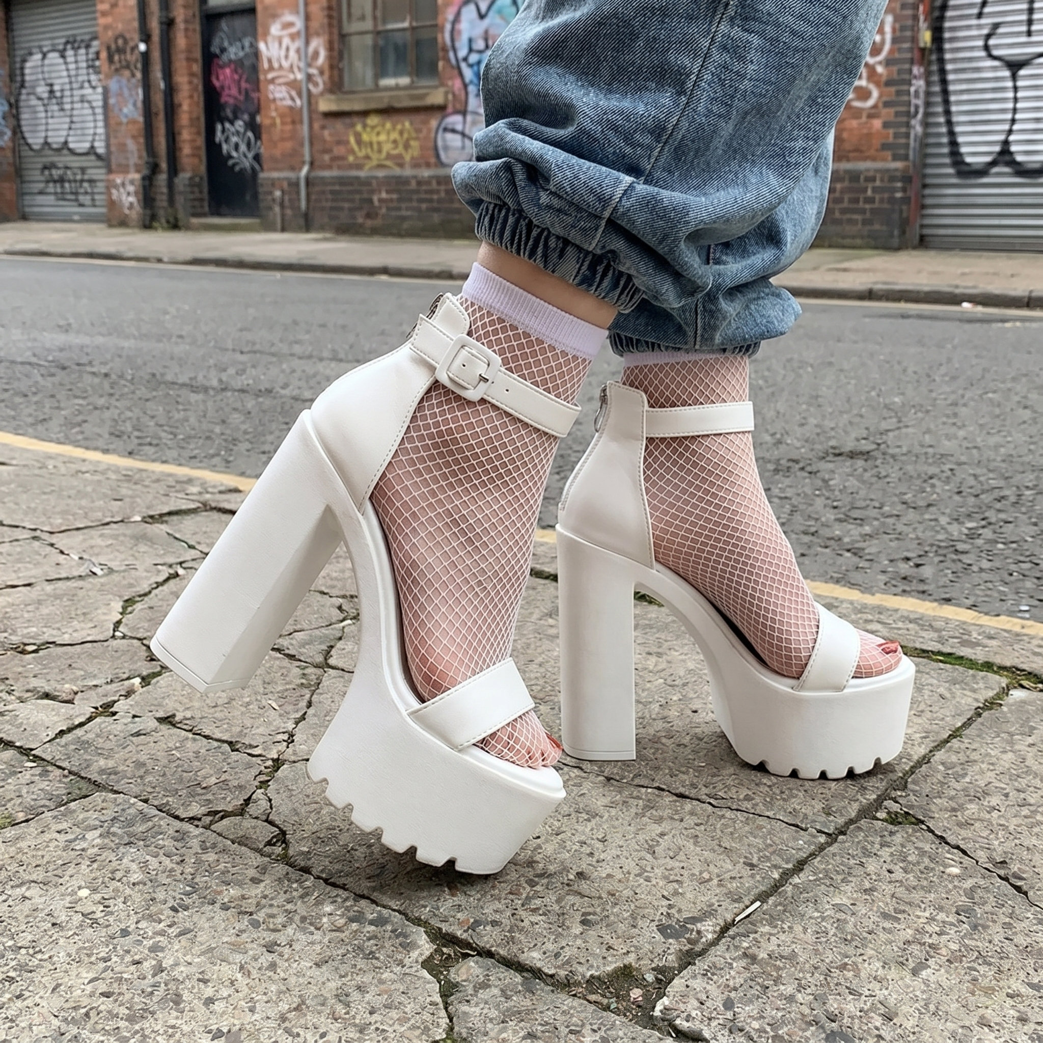 Y2K High Chunky Heels