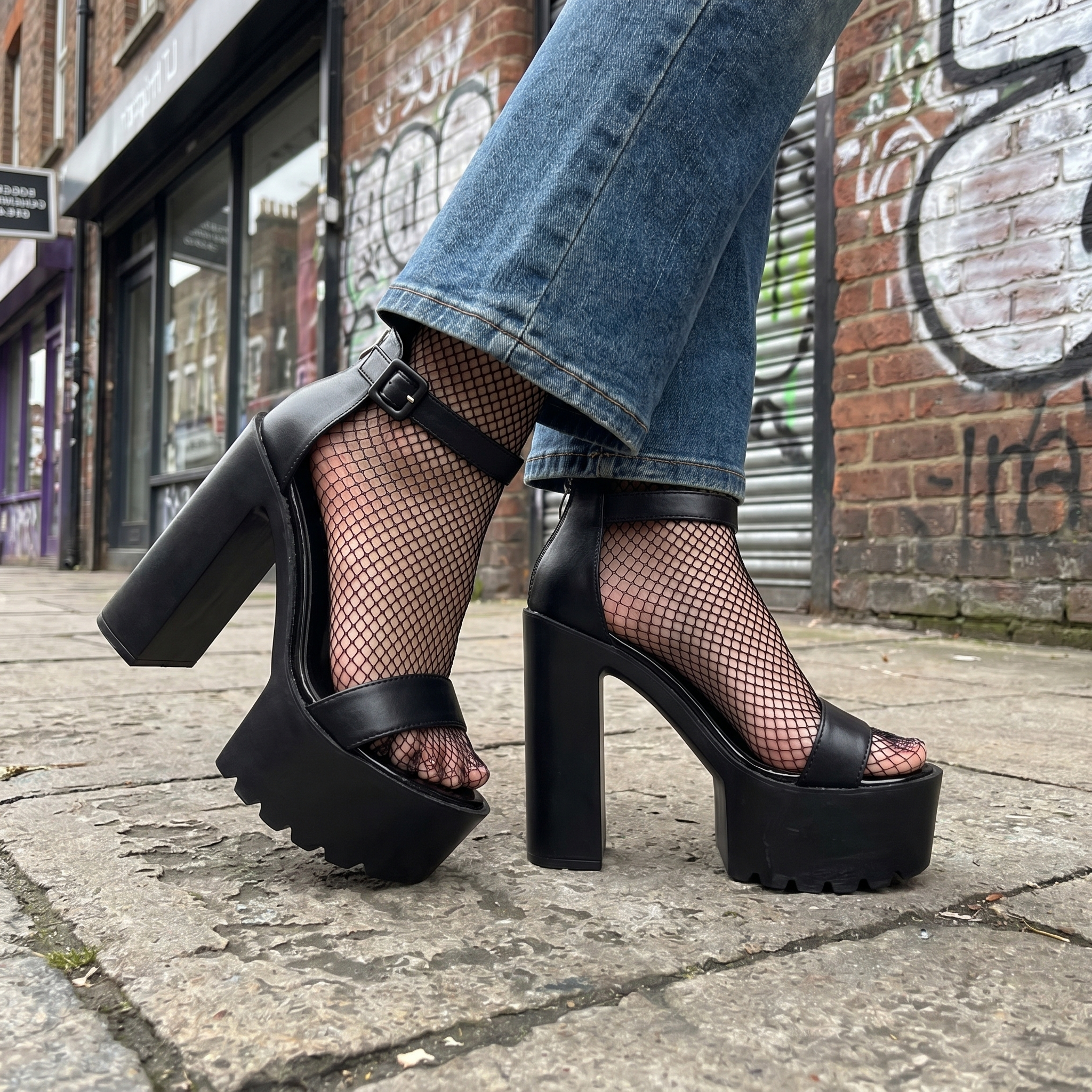 Y2K High Chunky Heels