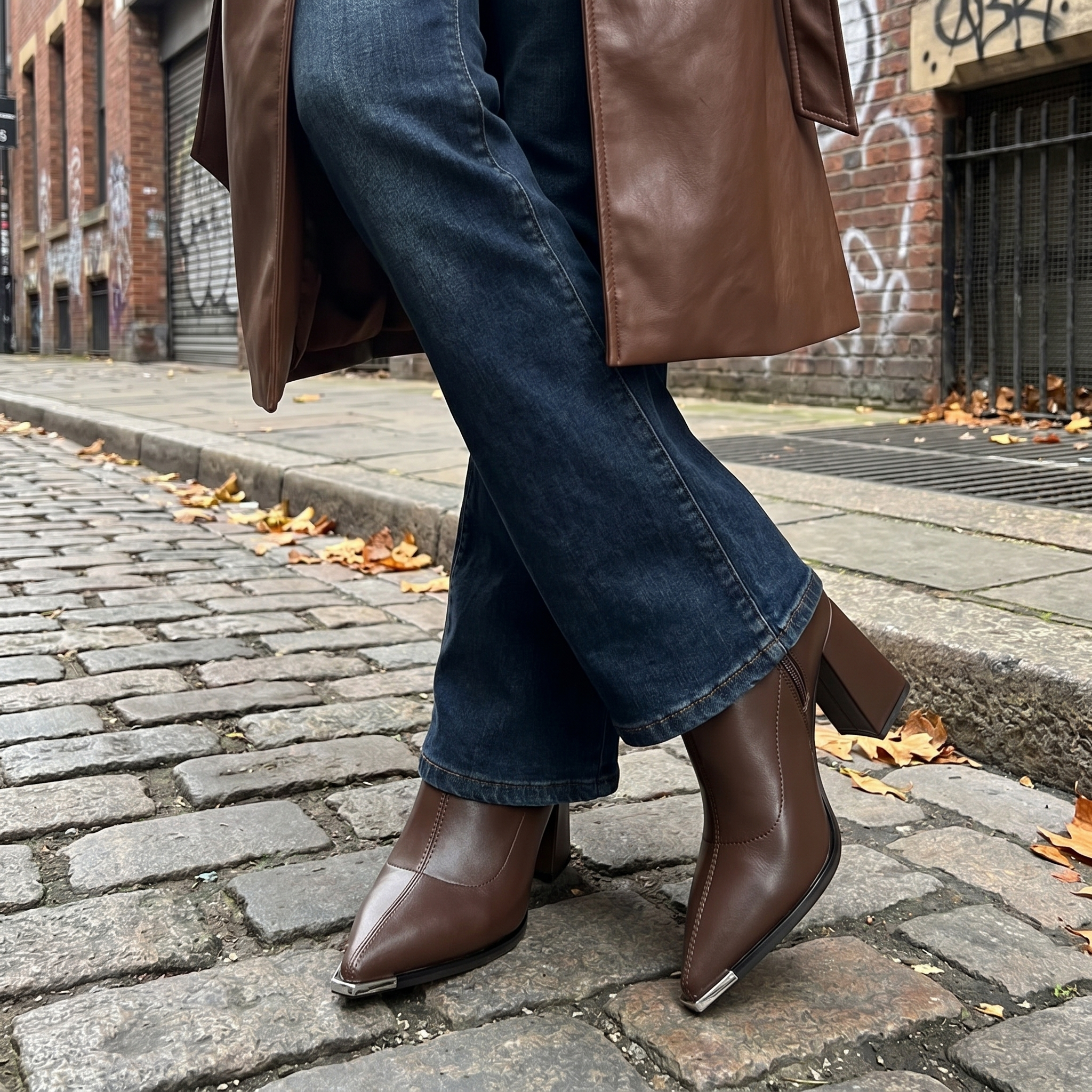 Y2K Pointed Ankle Boots