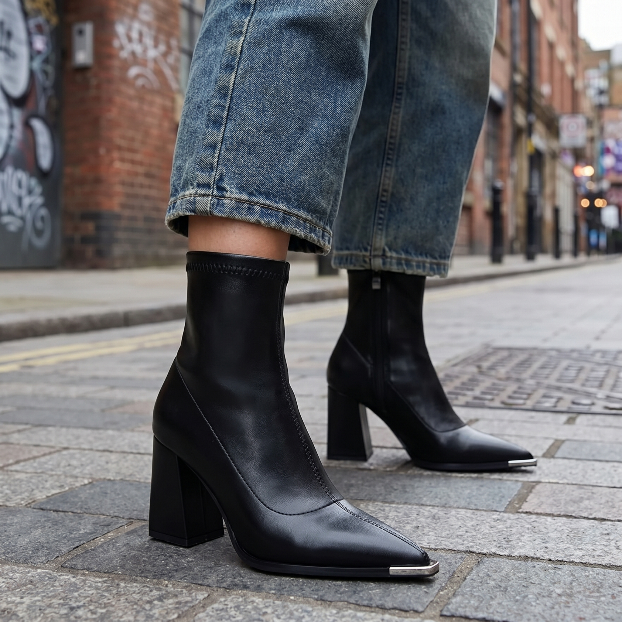 Y2K Pointed Ankle Boots