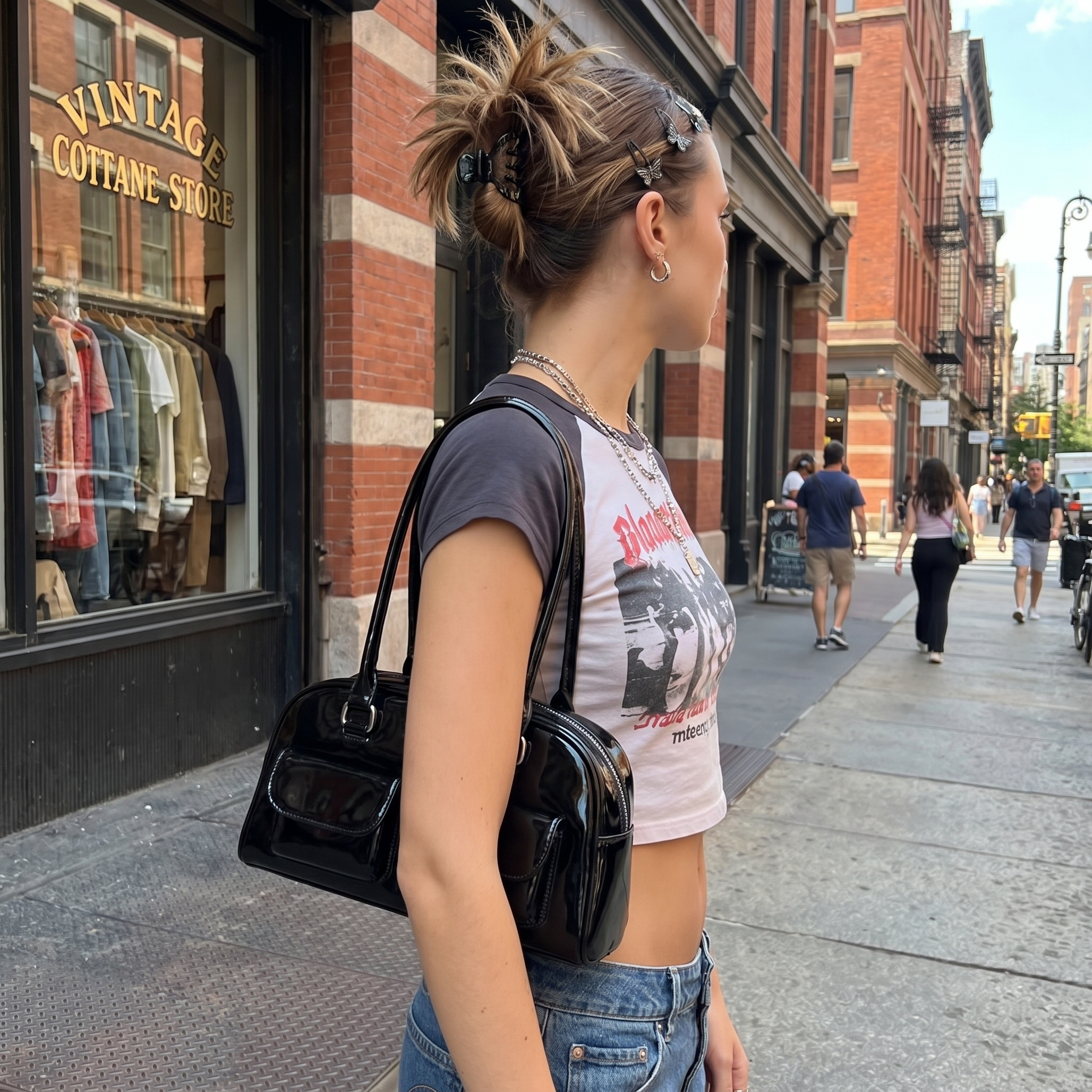 Retro Leather Shoulder Bag