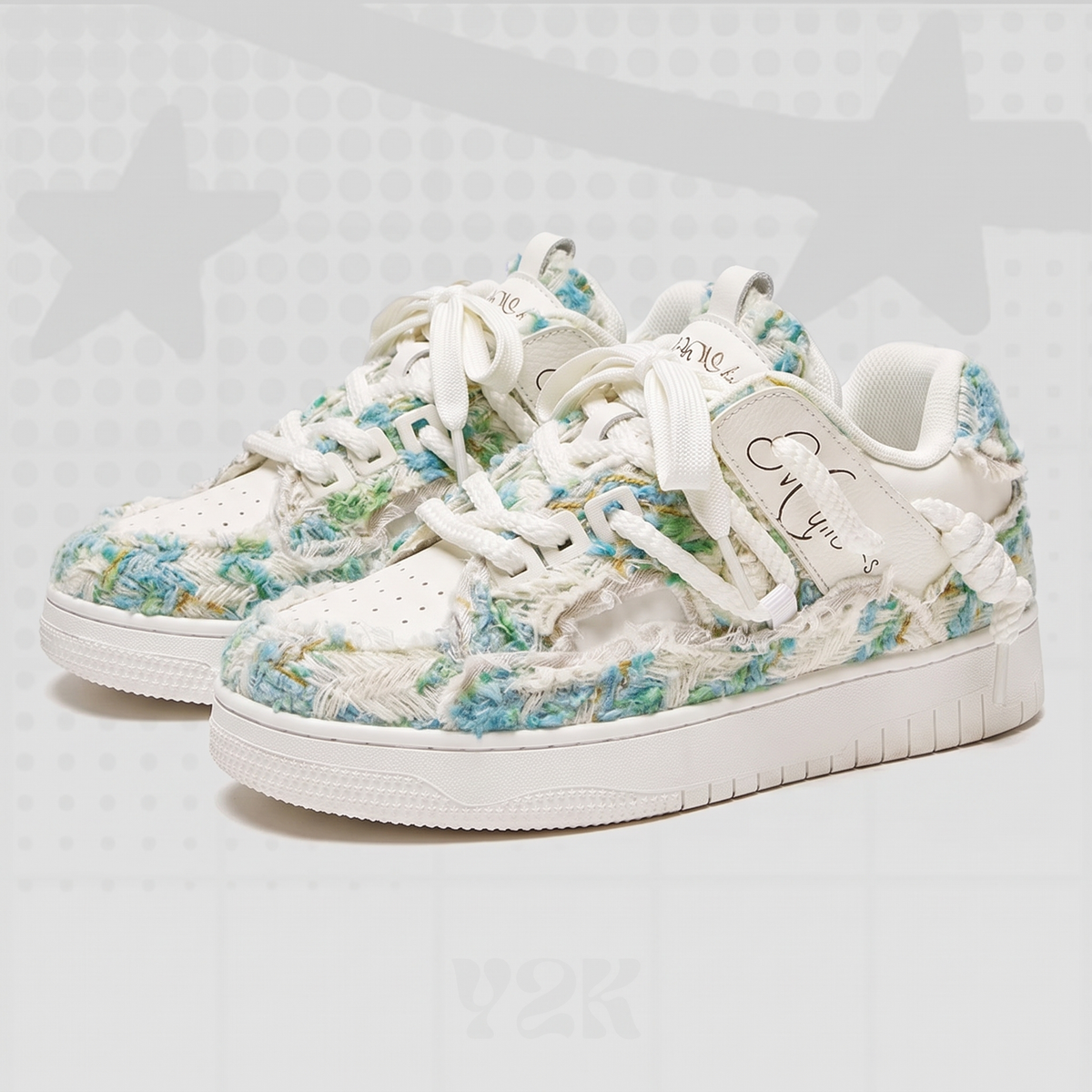 Y2K Chunky Patchwork Sneakers