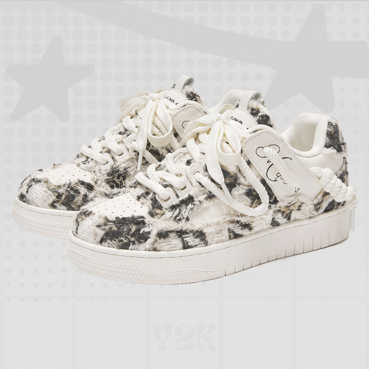 Y2K Chunky Patchwork Sneakers