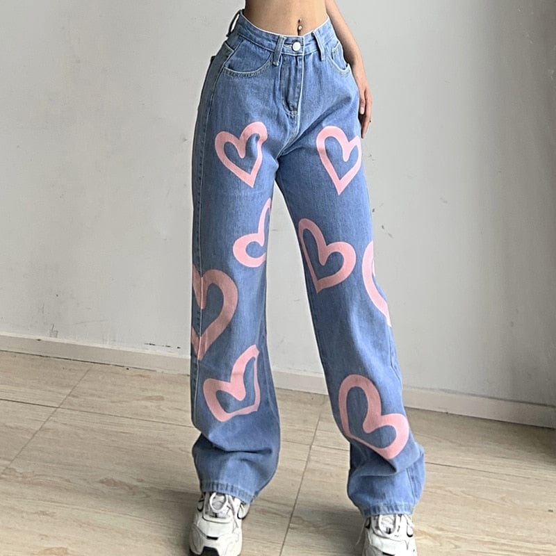 High Rise Y2K Baggy Pants