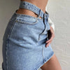 Jean Y2K Mini Skirt