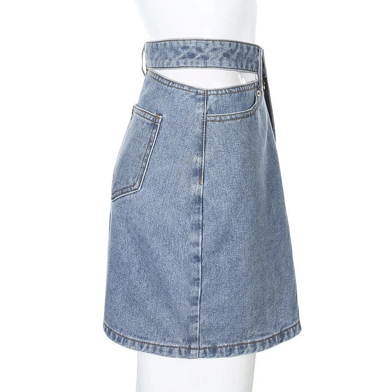 Jean Y2K Mini Skirt