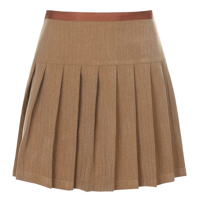 Khaki Y2K Skirt