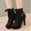 Lace Up Y2K Ankle Boots