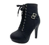 Lace Up Y2K Ankle Boots