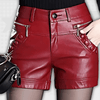 Leather Y2K Women Shorts