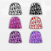 Letter Printed Y2K Beanie