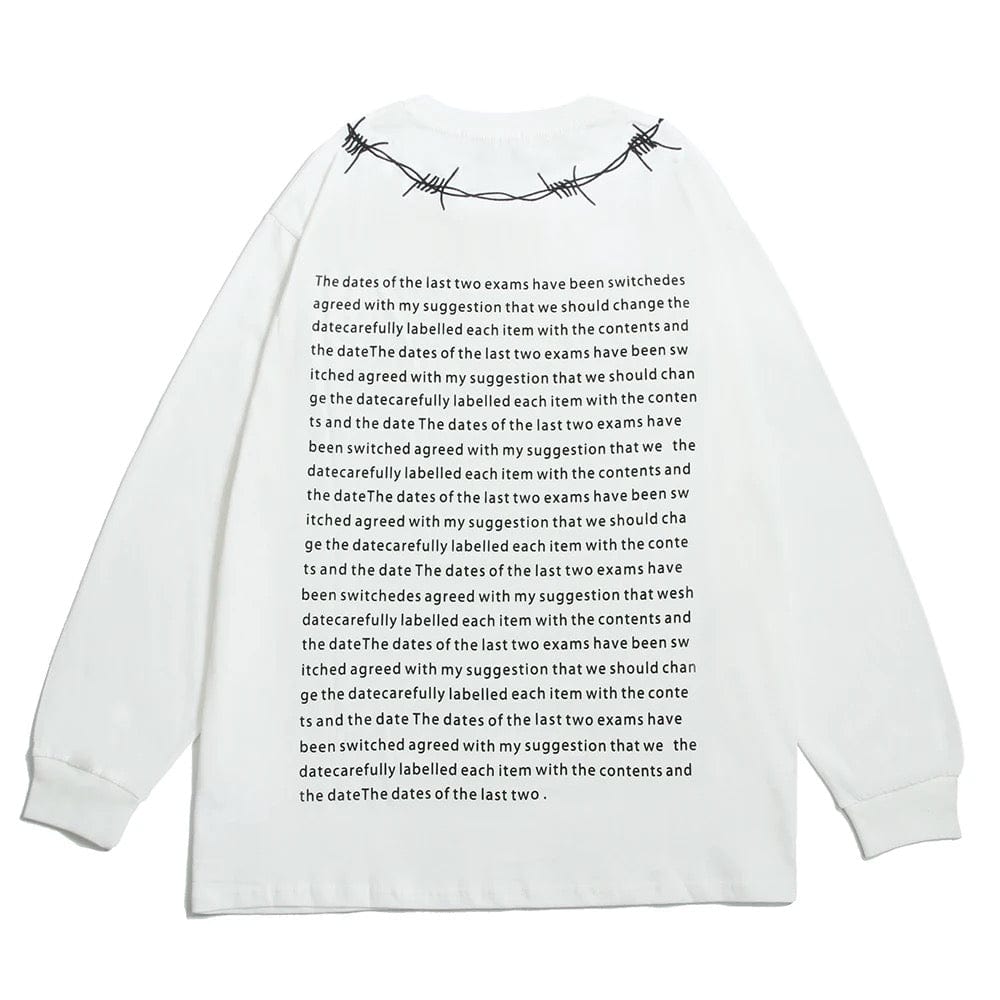 Long Sleeve T shirt Streetwear