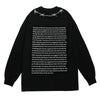 Long Sleeve T shirt Streetwear