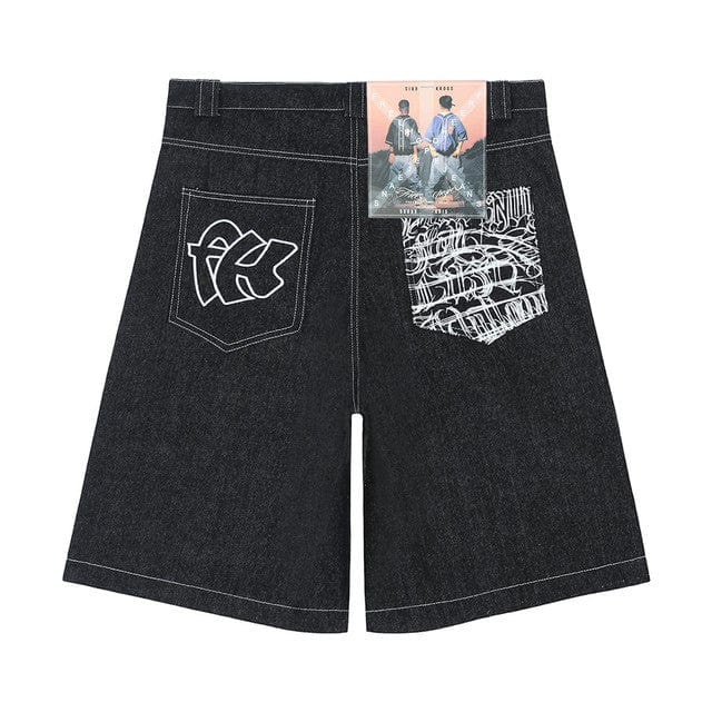 Low Rise Jean Shorts Y2K