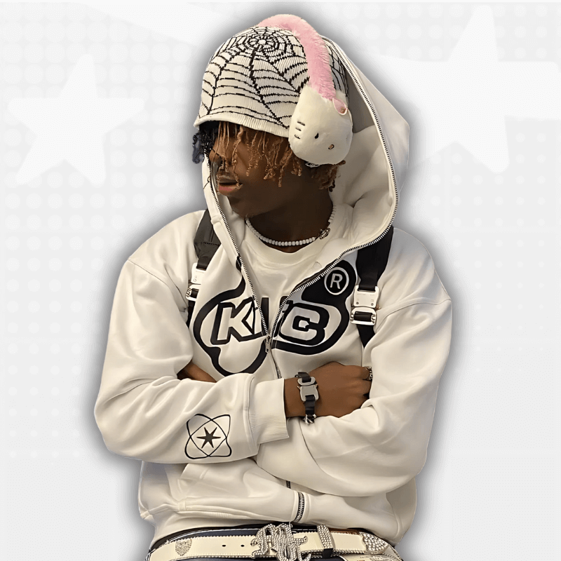 Men's Y2K Full Zip Hoodie