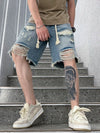 Mens Ripped Jorts