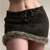 Mini Brown Skirt Y2K