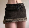 Mini Brown Skirt Y2K