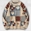 Oversized Heart Sweater Y2K