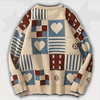 Oversized Heart Sweater Y2K