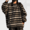 Oversized Striped Y2K Sweater