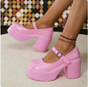 Pink Mary Jane Y2K Heels