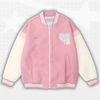 Pink Varsity Y2K Jacket