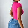 Pink Y2K Crop Top