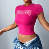 Pink Y2K Crop Top