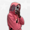 Pink Y2K Full Zip Hoodie