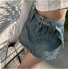 Pockets Y2K Denim Skirt