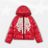 Puffer Skeleton Jacket Y2K