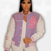 Purple Varsity Y2K Jacket