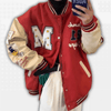 Red Varsity Y2K Jacket