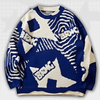 Retro Graffiti Y2K Sweater