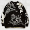 Retro Graffiti Y2K Sweater