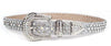 Rhinestone Y2K Silver Belt