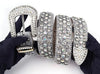 Rhinestone Y2K Silver Belt